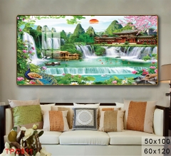 Tranh Sơn Thuỷ Tranh Phong Cảnh Cao Cấp - TPC011