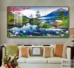 Tranh Sơn Thuỷ Tranh Phong Cảnh Cao Cấp - TPC014