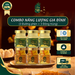 Combo Năng Lượng Gia Đình 6 hũ Yến Chưng, Tăng Cường Sức Khoẻ.