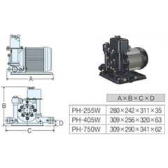 Máy bơm nước Hanil PH 405W (500w)- Nhập khẩu Hàn Quốc