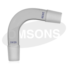Cổ nối cong 2 đầu N29/32, dạng vuông góc, Hãng OMSONS GERMANY