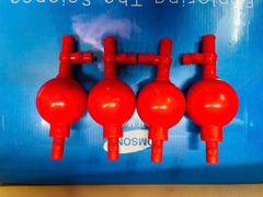 Quả bóp cao su 3 van, loại cao su silicon, Hãng OMSONS GERMANY