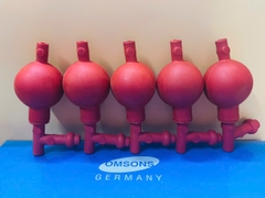 Quả bóp cao su 3 van, loại cao su thiên nhiên, Hãng OMSONS GERMANY