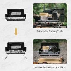 Bếp ga đôi cắm trại Naturehike