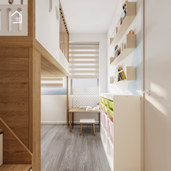 MADDY, Giường tầng cho trẻ em thiết kế tiện nghi hiện đại, GT_010, Nội thất Nhà trên cao