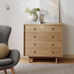 LATIFAH, Tủ lưu trữ phong cách hiện đại, TLT_042, 100x40x100cm, Gỗ Plywood phủ sơn 2K, Nội thất Nhà trên cao