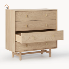 LATIFAH, Tủ lưu trữ phong cách hiện đại, TLT_042, 100x40x100cm, Gỗ Plywood phủ sơn 2K, Nội thất Nhà trên cao