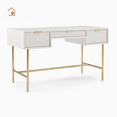 NANCY, Bàn trang điểm hiện đại, BTD_008, 120x40x75cm, Plywood phủ Veneer, Nội thất Nhà Trên Cao