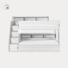 SELINA, Giường tầng cho trẻ em kết hợp tủ trang trí hiện đại, GT_004, Nội thất Nhà trên cao