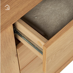 LUCA, TLT_040, Tủ lưu trữ phong cách hiện đại, 140x40x80cm, Gỗ MDF phủ Melamine, Nội thất Nhà trên cao