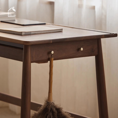 HONA, BLV_026, Bàn làm việc sang trọng, 120x60x75cm, Plywood phủ veneer, Nội thất Nhà trên cao