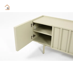MACHI, TTV_068, Kệ tivi phong cách hiện đại 3 cánh mở, 160x40x55cm, MDF phủ sơn 2K, Nội thất Nhà Trên Cao