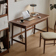 HONA, BLV_026, Bàn làm việc sang trọng, 120x60x75cm, Plywood phủ veneer, Nội thất Nhà trên cao