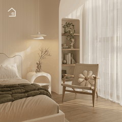 BRUNA, TDG_004, Tủ đầu giường sơn 2K, 40x35x50cm, MDF phủ sơn 2K, Nội thất Nhà trên cao