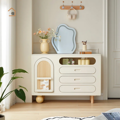 BRUNA, TLT_054, Tủ lưu trữ phong cách hiện đại, 100x40x80cm, Gỗ MDF phủ sơn 2K, Nội thất Nhà trên cao