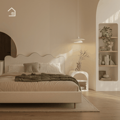 BRUNA, TDG_004, Tủ đầu giường sơn 2K, 40x35x50cm, MDF phủ sơn 2K, Nội thất Nhà trên cao