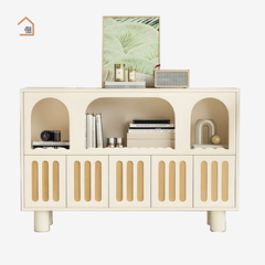 BRUNA, Tủ lưu trữ phong cách hiện đại, TLT_028, 160x40x80cm, Gỗ MDF phủ sơn 2K, Nội thất Nhà trên cao