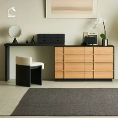 SOVA, BTD_032, Bàn trang điểm kết hợp bàn làm việc hiện đại, 120x40x75cm, Nội thất Nhà Trên Cao