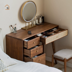 MISO, Bàn trang điểm nhỏ gọn sang trọng, BTD_036, 100x40x75cm, Nội thất Nhà Trên Cao