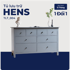 HENS, Tủ lưu trữ phong cách cổ điển tối giản, TLT_004, 140x40x90cm, Gỗ MDF phủ sơn 2K, Nội thất Nhà trên cao