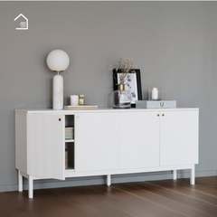 NELL, TLT_049, Tủ lưu trữ phong cách hiện đại, 160x40x70cm, Gỗ MDF phủ sơn 2K, Nội thất Nhà trên cao