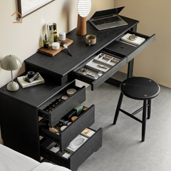 NAMI, Bàn làm việc sang trọng hiện đại nhỏ gọn, BLV_023, 120x40x75cm, MDF phủ sơn 2K, Nội thất Nhà Trên Cao