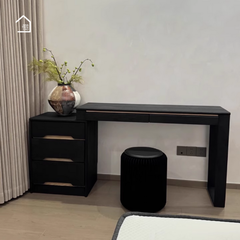 NAMI, Bàn làm việc sang trọng hiện đại nhỏ gọn, BLV_023, 120x40x75cm, MDF phủ sơn 2K, Nội thất Nhà Trên Cao