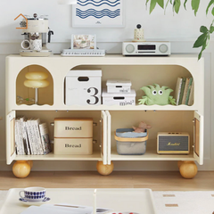 BRUNA, Tủ lưu trữ phong cách hiện đại, TLT_030, 140x40x80cm, Gỗ MDF phủ sơn 2K, Nội thất Nhà trên cao