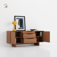 MAPLE, TTV_012, Kệ tivi tối giản phong cách hiện đại, 160x40x55cm, Nội thất Nhà trên cao