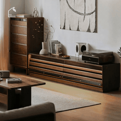 SOLIN, TTV_089, Kệ tivi hiện đại sang trọng, 210x40x45cm, Plywood phủ Veneer, Nội thất Nhà trên cao