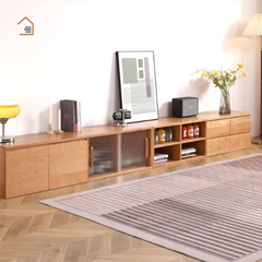 KAWAI, Kệ tivi tối giản phong cách hiện đại, TTV_008, 240x40x45cm, Nội thất Nhà trên cao