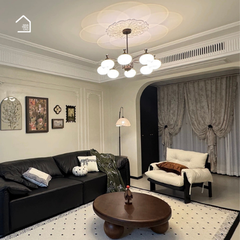 VIVIAN - Bàn trà phòng khách phong cách hiện đại, BT_007, 60x32cm, Plywood phủ Veneer, Nội thất Nhà trên cao