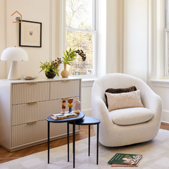 NANCY, Tủ lưu trữ phong cách hiện đại tối giản, TLT_051, 80x40x80cm, Gỗ MDF phủ sơn 2K, Nội thất Nhà trên cao