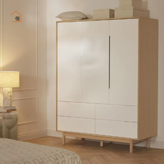 DAISY, TQA_019, Tủ quần áo hiện đại sang trọng, 160x60x200cm, MDF phủ Melamine, Nội thất Nhà trên cao