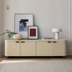 ALIE, Kệ tivi hiện đại phong cách, TTV_082, 180x40x55cm, Gỗ MDF phủ sơn 2K, Nội thất Nhà trên cao