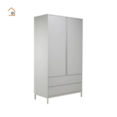 OKARI, Tủ quần áo hiện đại sang trọng, TQA_026, 100x60x200cm, MDF phủ sơn 2K, Nội thất Nhà trên cao