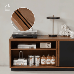 LINEA, TTV_092, Tủ TV Hiện Đại Tinh Giản, 180x40x50cm, Gỗ Plywood Phủ Veneer, Nội Thất Nhà Trên Cao