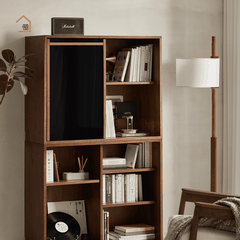 LINEA, Tủ lưu trữ ghép nối hiện đại, TLT_091, 70x40x70cm, Gỗ Plywood Phủ Veneer, Nội Thất Nhà Trên Cao