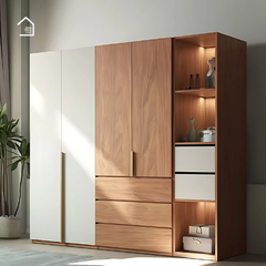 BRUNO, Tủ quần áo hiện đại sang trọng, TQA_002, 240x60x200cm, Nội thất Nhà trên cao