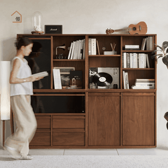 LINEA, Tủ lưu trữ ghép nối hiện đại, TLT_091, 70x40x70cm, Gỗ Plywood Phủ Veneer, Nội Thất Nhà Trên Cao