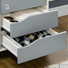 RAZZE, Tủ quần áo hiện đại sang trọng, TQA_056, 89x50x185cm, Gỗ MDF phủ sơn 2K, Nội thất Nhà trên cao