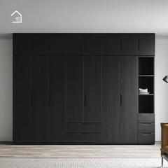 KAZU, Tủ quần áo hiện đại sang trọng, TQA_029, 200x60x200cm, Nội thất Nhà trên cao