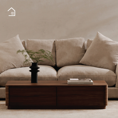 KANE - Bàn trà phòng khách hiện đại, BT_008, 100x50x30cm, MDF phủ Melamine, Nội thất Nhà trên cao