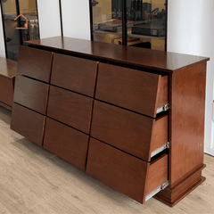 BEYOND, Tủ Lưu Trữ Kiểu Dáng Sang Trọng, TLT_093, 160x40x85cm, Gỗ Plywood Phủ Veneer, Nội Thất Nhà Trên Cao