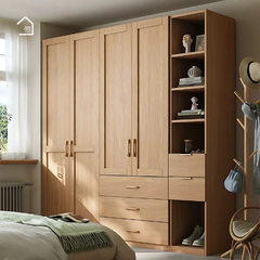 CARA, Tủ quần áo hiện đại sang trọng, TQA_043, 200x60x200cm, Gỗ MDF phủ Melamine, Nội thất Nhà trên cao