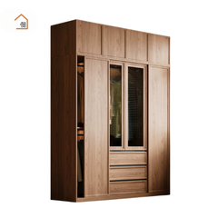 VERA, TQA_039, Tủ quần áo hiện đại sang trọng, 160x60x200cm, Nội thất Nhà trên cao