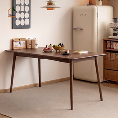 NARA, BA_005, bàn ăn gia đình, 160x80x76cm, Plywood phủ veneer, Nội thất Nhà trên cao
