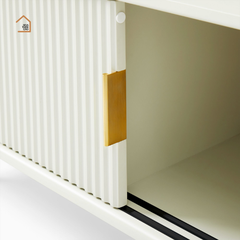 NANCY, TLT_048, Tủ lưu trữ phong cách hiện đại tối giản, 120x40x60cm, Gỗ MDF phủ sơn 2K, Nội thất Nhà trên cao