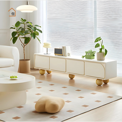 ANN, Kệ tivi phong cách Japandi hiện đại, TTV_028, 180x40x50cm, MDF phủ sơn 2K, Nội thất Nhà Trên Cao