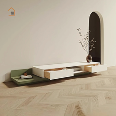 HILMA, TTV_071, Kệ tivi kết hợp lưu trữ, 200x40x40cm, MDF phủ sơn 2K, Nội thất Nhà Trên Cao